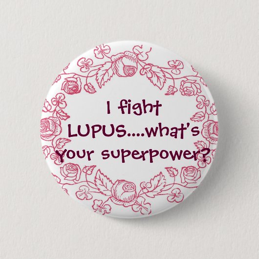 Lupus Hero Button (Voorkant)