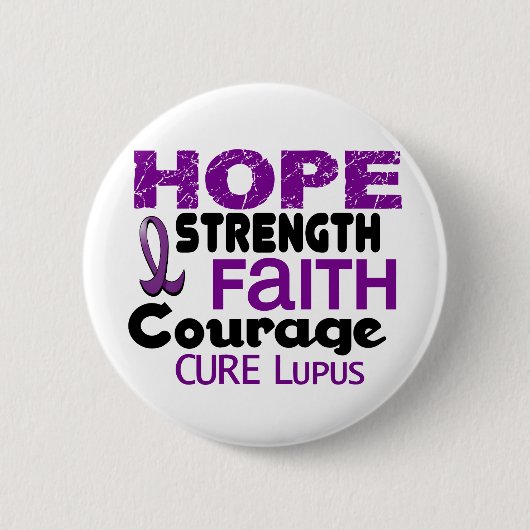 Lupus HOPE 3 Ronde Button 5,7 Cm (Voorkant)
