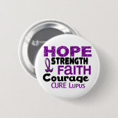 Lupus HOPE 3 Ronde Button 5,7 Cm (Voorkant /achterkant)
