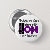 Lupus HOPE 4 Ronde Button 5,7 Cm (Voorkant /achterkant)