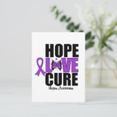 Lupus Hope Love Cure Briefkaart (Staand voorkant)