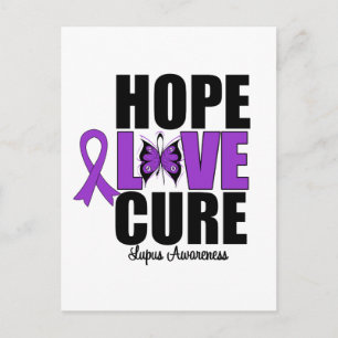 Lupus Hope Love Cure Briefkaart