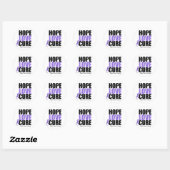 Lupus Hope Love Cure Ronde Sticker (Vel)