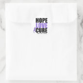 Lupus Hope Love Cure Ronde Sticker (Tas)