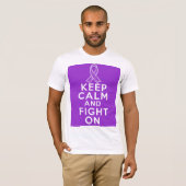 Lupus houdt kalm en vecht aan t-shirt (Voorkant volledig)