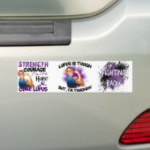 Lupus is hard... Maar ik ben Tougher Bumpersticker (Op auto)