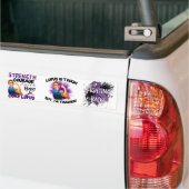 Lupus is hard... Maar ik ben Tougher Bumpersticker (Op Truck)