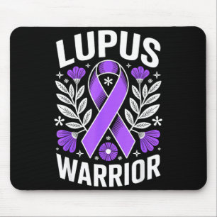 Lupus krijger bloem bewustzijn strijder paars muismat