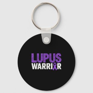Lupus krijger vechter overlevende sle bewustzijn sleutelhanger