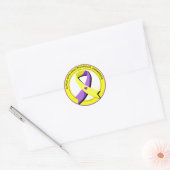 Lupus met bewustzijn van endometriose Warmte Ronde Sticker (Envelop)