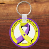 Lupus met bewustzijn van endometriose Warmte Sleutelhanger (Voorkant)