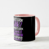 Lupus Mok, Onzichtbare Chronische Pijn Geschenk Mok (Voorkant rechts)