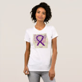 Lupus Paars Awareness Ribbon Angel Custom Shirt (Voorkant volledig)