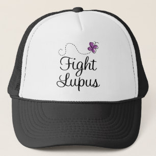 Lupus paarse vlinder trucker pet