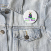 Lupus Peace Love Joy Cure Ronde Button 5,7 Cm (In situ)