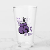 Lupus personaliseren Support Haar strijd is mijnen Glas (Voorkant)