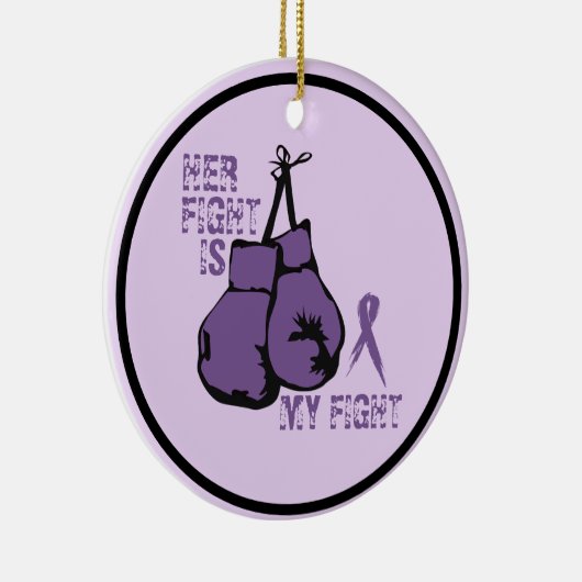 Lupus personaliseren Support Haar strijd is mijnen Keramisch Ornament (Rechts)