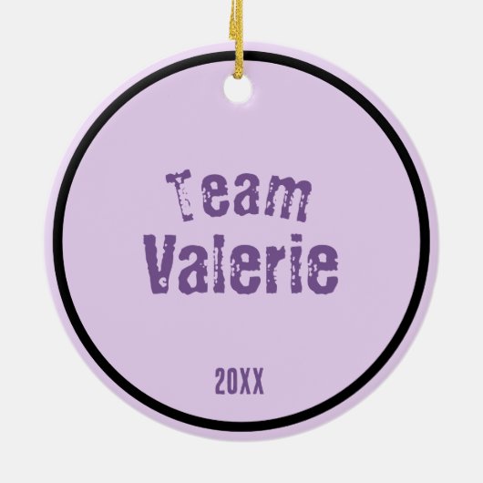 Lupus personaliseren Support Haar strijd is mijnen Keramisch Ornament (Achterkant)