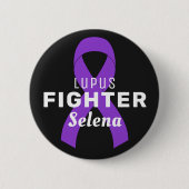 Lupus Ribbon Black Button (Voorkant)