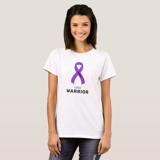 Lupus Ribbon White T-Shirt (Voorkant volledig)