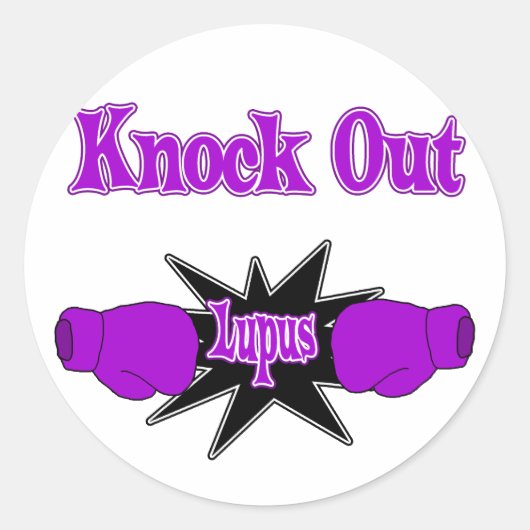 Lupus Ronde Sticker (Voorkant)