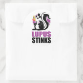 Lupus Stinks Ronde Sticker (Tas)