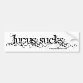 Lupus Sucks Bumpersticker (Voorkant)