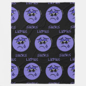 Lupus Sucks Fleece Deken (Voorkant)