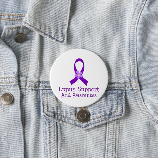 Lupus Support and Awareness Ronde Button 7,6 Cm (In situ)
