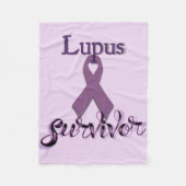 Lupus Survivor Fleece Deken (Voorkant)