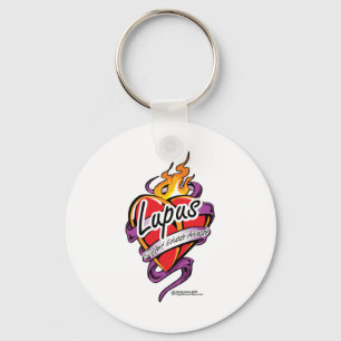 Lupus Tattoo Heart Sleutelhanger