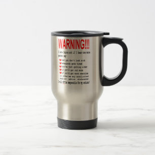 Lupus Warning Travel Mug Reisbeker