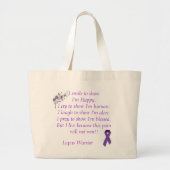 Lupus Warrior Bag Grote Tote Bag (Voorkant)