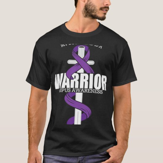 Lupus Warrior Boyfriend Lupus Awareness T-shirt (Voorkant)