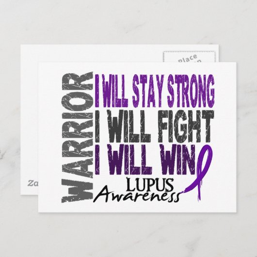 Lupus Warrior Briefkaart (Voorkant / Achterkant)