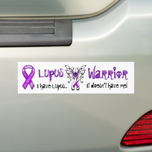 Lupus Warrior Bumpersticker (Op auto)