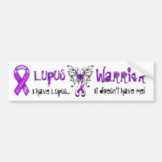 Lupus Warrior Bumpersticker
