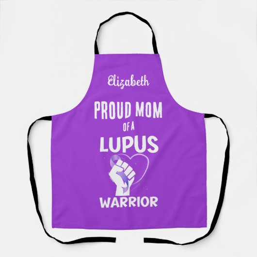 LUPUS WARRIOR Moederdag Trots Mam Schort (Voorkant)