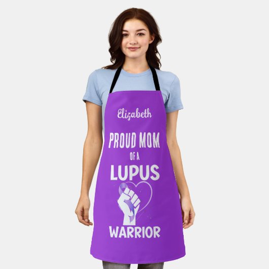 LUPUS WARRIOR Moederdag Trots Mam Schort (Gedragen)