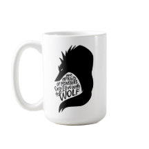 Lupus Warrior Mok – Handletteren Wolf Citaat