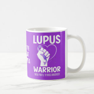 LUPUS WARRIOR Paarse lint bewustmaking Koffiemok