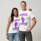 LUPUS WARRIOR Paarse lint bewustmaking T-shirt (Unisex)