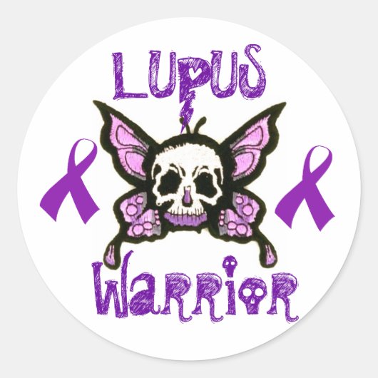 Lupus Warrior Sticker (Voorkant)