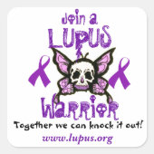 Lupus Warrior Sticker (Voorkant)