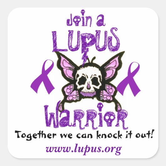 Lupus Warrior Sticker (Voorkant)