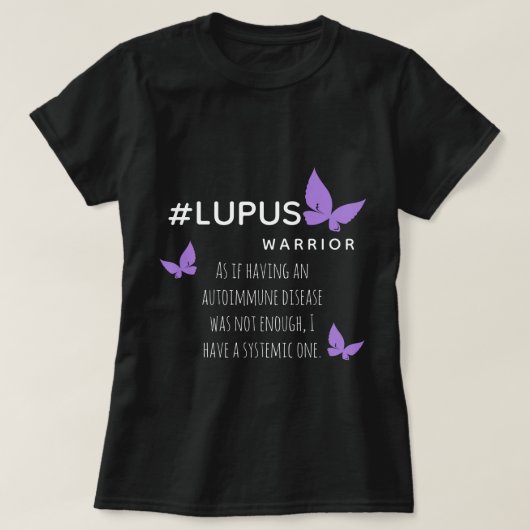 Lupus Warrior Strong Girl Fun Quote T-shirt (Design voorkant)