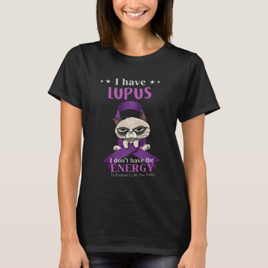 "Lupus Warrior T-Shirt | Lupus Bewustzijn Geschenk (Voorkant)