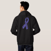Lupus Warrior torn lbon Hoodie (Achterkant volledig)