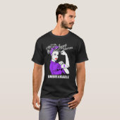 Lupus Warrior Unbreakable Lupus Awareness Gift T-shirt (Voorkant volledig)