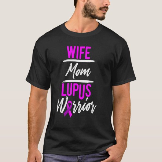 Lupus Wife mama Survivor Warrior 2 T-shirt (Voorkant)